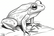 Outline:3ygtd0celne= Frog Drawing