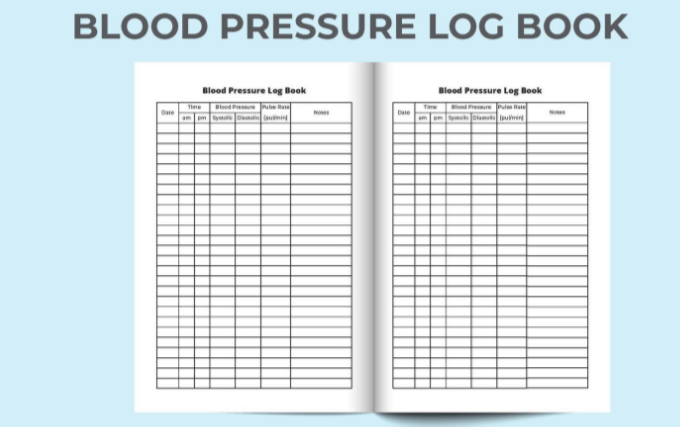 Free Printable:1vjy7fvjfii= Blood Pressure Log