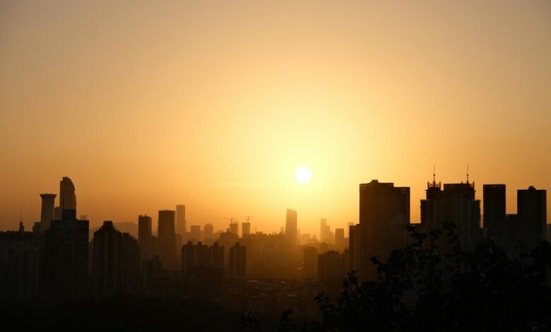 vibrant horizon neon pulse