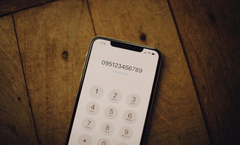 mobile numbers listed for validation