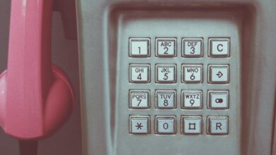 phone numbers and four names listed