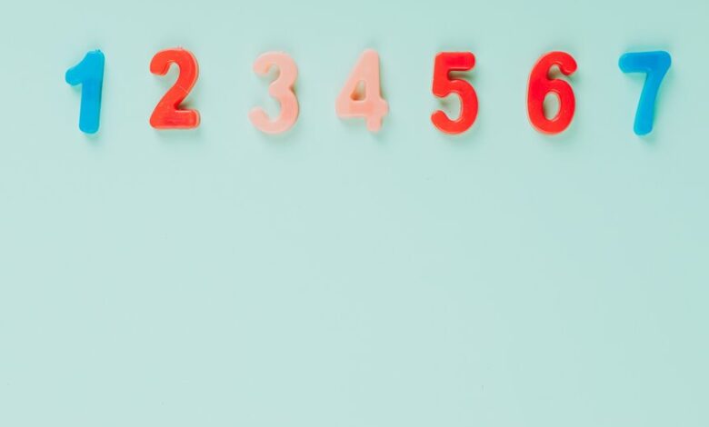 study numbers and search references list